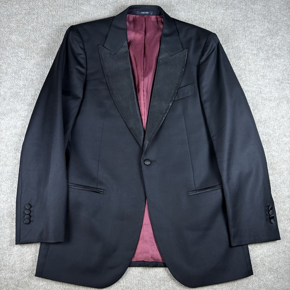 Suitsupply Black Tuxedo New Verona Vitale Barberis Canonico 50 Wool Super 110